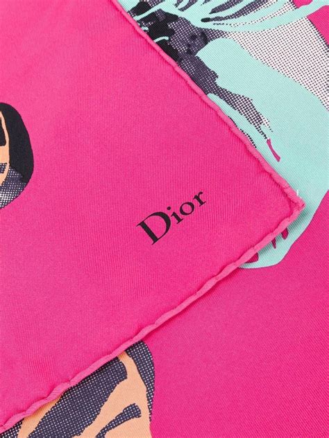 dior scarf pink